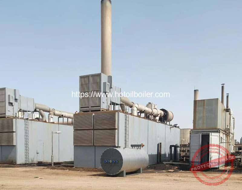 Gas-Fuel-Thermal-Oil-Heater-Installation-in-Iraq